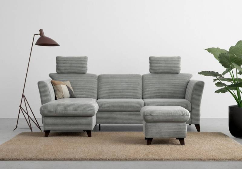 Home affaire Ecksofa Trelleborg L-Form, wahlweise mit Bettfunktion und Bettkasten, inkl. Federkern-Polsterung von Home affaire