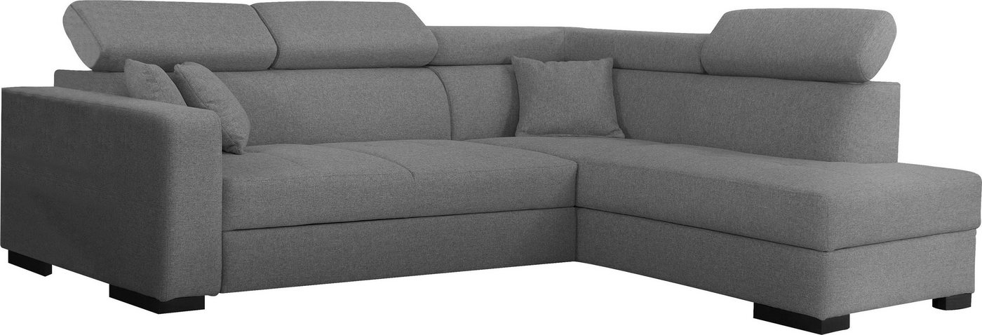 Home affaire Ecksofa Tulio L-Form, wahlweise mit Bettfunktion und Bettkasten, incl. 3 Zierkissen Home affaire Ecksofa Tulio L-Form, wahlweise mit Bettfunktion und Bettkasten, incl. 3 Zierkissen von Home affaire