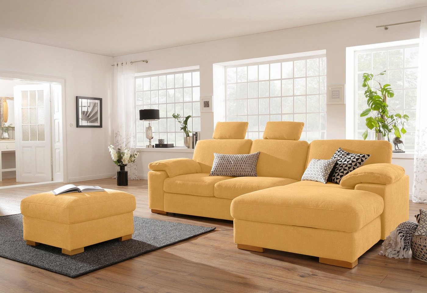 Home affaire Ecksofa Ventura L-Form, wahlweise mit Bettfunktion und Bettfunktion/Bettkasten von Home affaire