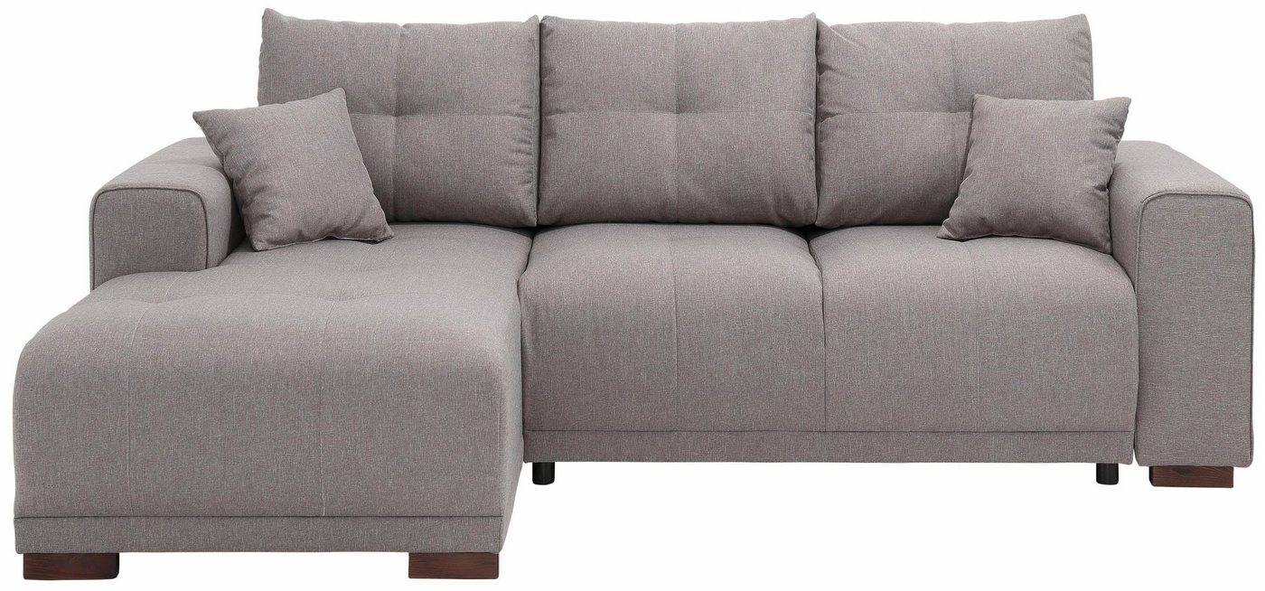 Home affaire Ecksofa Viborg L-Form, mit Regal in der Armlehne, wahlweise mit Bettfunktion von Home affaire