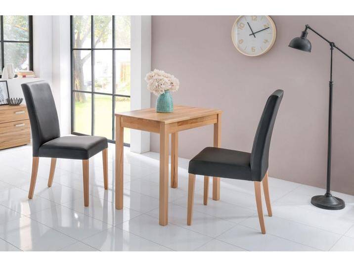 Home affaire Essgruppe Lea, TOPSELLER!, (Set, 3-tlg., Essgruppe 3 tlg., OTTOs Choice), Massivholz, verschiedene Ausführungen wählbar, schwarz von Home-affaire