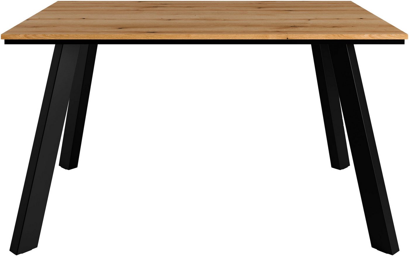 Home affaire Esstisch Genf, pflegeleichter Küchentisch, Breite 140 cm, Evoke Eichenachbildung von Home affaire