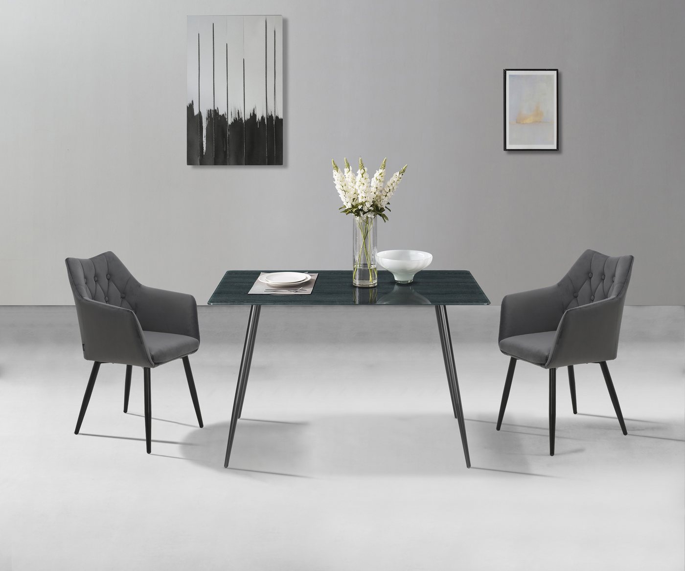 Home affaire Esstisch Turah, TOPSELLER!, OTTOs Choice (Tisch, Esstisch, OTTOs Choice), mit Glasplatte in Holzoptik, zeitloses Design, pflegeleicht Home affaire Esstisch Turah, TOPSELLER!, OTTOs Choice (Tisch, Esstisch, OTTOs Choice), mit Glasplatte in Holzoptik, zeitloses Design, pflegeleicht von Home affaire