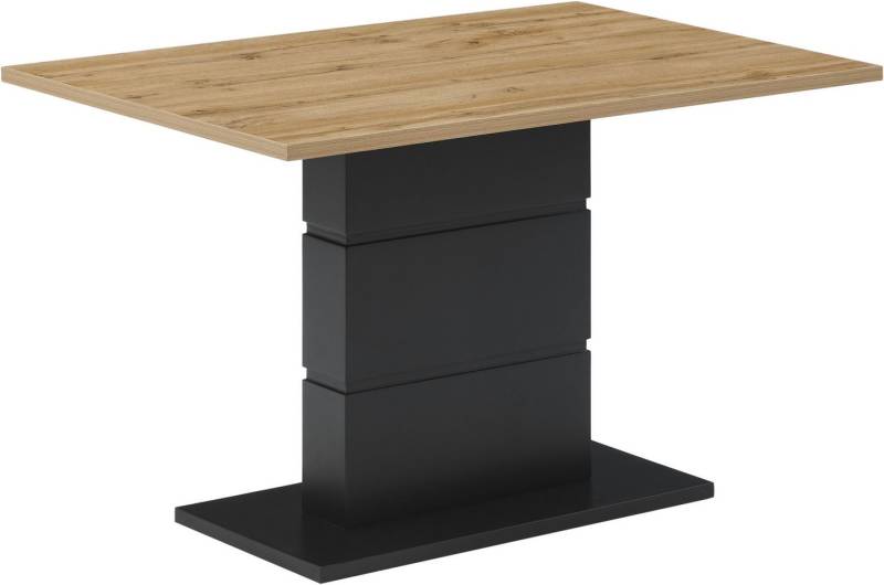 Home affaire Esstisch Geranie, ausziehbar, mit pflegeleichter Melaminoberfläche, lackierter Fuß von Home affaire