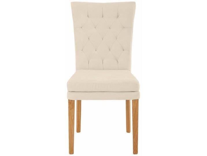 Home affaire Esszimmerstuhl Colorado BESTSELLER Polsterstuhl (Set, 6 St), Beine in eiche oder nussbaum. Im 2er, 4er oder 6er-Set, beige weiß, beige von Home-affaire
