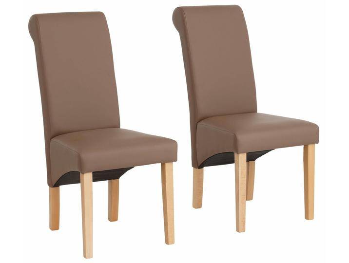 Home affaire Esszimmerstuhl Rito (Set, 2 St), im 2er, 4er oder 6er-Set, braun, taupe von Home-affaire