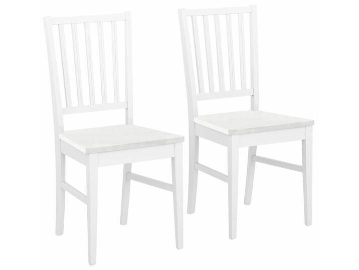 Home affaire Esszimmerstuhl Ruanda Holzstuhl (Set, 6 St), im 2er, 4er oder 6er-Set, Küchenstuhl, weiß, weiß von Home-affaire