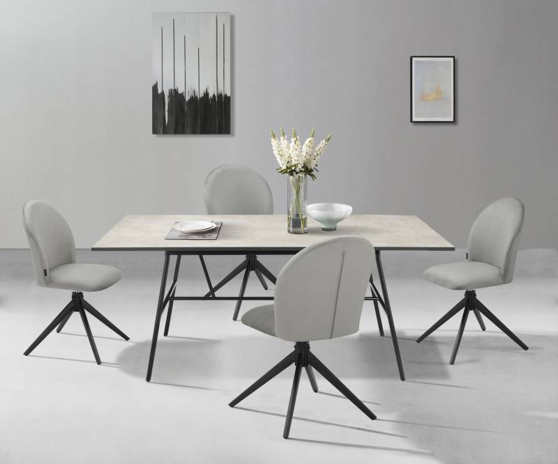 Home affaire Esszimmerstuhl Tempa, TOPSELLER!, OTTOs Choice (Set, 2 St), Drehstuhl mit 360 Grad Drehfunktion von Home affaire