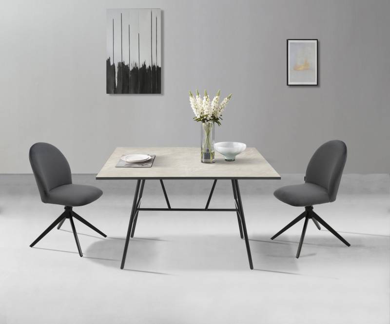 Home affaire Esszimmerstuhl Tempa, TOPSELLER!, OTTOs Choice (Set, 2 St), Drehstuhl mit 360 Grad Drehfunktion von Home affaire