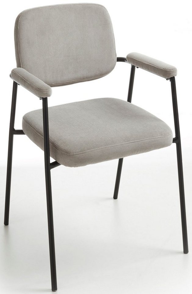 Home affaire Esszimmerstuhl Tim (1 St), moderner Stuhl mit Cordbezug von Home affaire