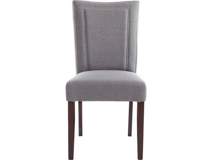Home affaire Esszimmerstuhl Zena (Set, 2 St), Gestell aus Massivholz, Polsterstuhl, Esszimmer, Bestseller, grau, hellgrau von Home-affaire