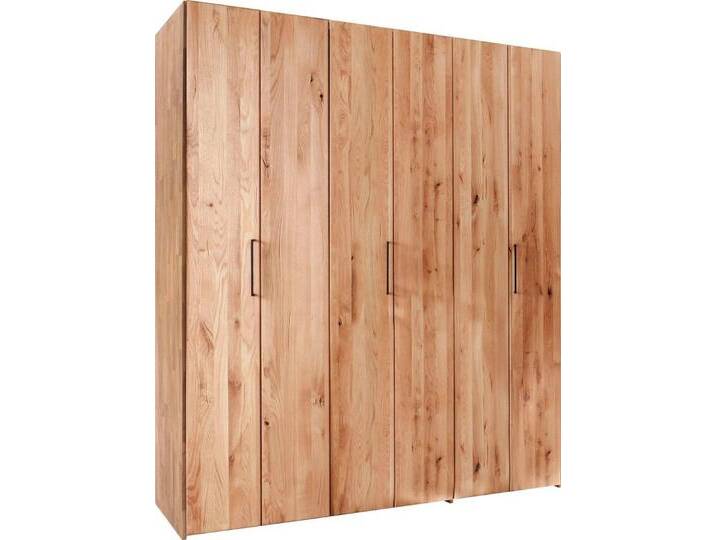 Home affaire Falttürenschrank Chamara in unterschiedlichen Schrankbreiten erhältlich, massives Eichenholz, beige von Home-affaire