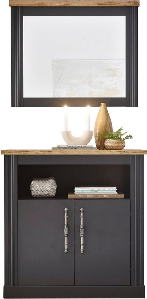 Home affaire Garderoben-Set WESTMINSTER TOPSELLER!, (2-St., Kommode, Spiegel), im romantischen Landhausstil von Home affaire