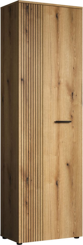 Home affaire Garderobenschrank Amrum (1-St) Garderobenschrank mit 2 Türen & 1 Kleiderstange – (B/T/H) 60/36/196 cm von Home affaire