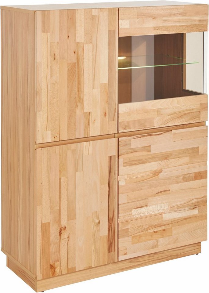 Home affaire Highboard, Höhe 120 cm, teilmassiv, FSC®-zertifiziert von Home affaire