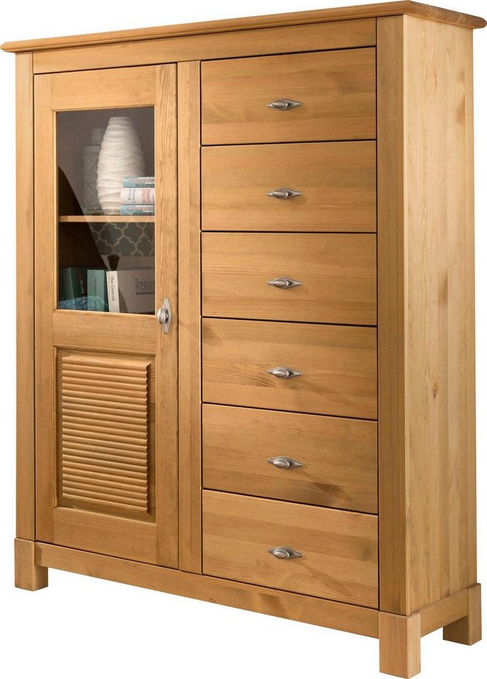 Home affaire Highboard Rauna, Vitrine, Breite 103 cm von Home affaire