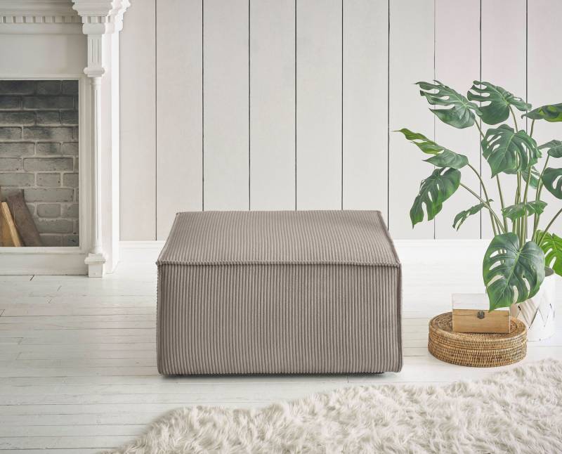 Home affaire Hocker SHERWOOD, Hocker quadratisch, ideale Ergänzung zum Loveseat Â»SHERWOODÂ« von Home affaire