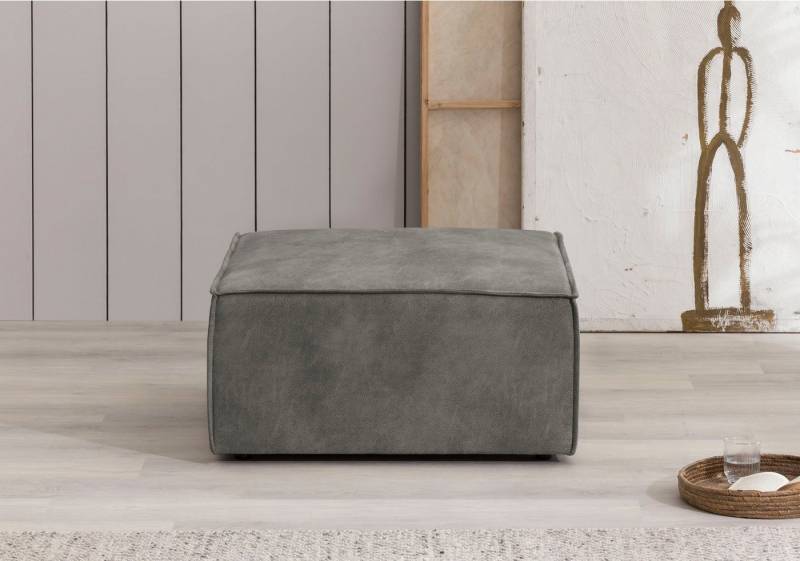 Home affaire Hocker SHERWOOD, Hocker quadratisch, ideale Ergänzung zum Loveseat Â»SHERWOODÂ« von Home affaire