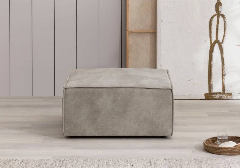 Home affaire Hocker SHERWOOD, Hocker quadratisch, ideale Ergänzung zum Loveseat Â»SHERWOODÂ« von Home affaire