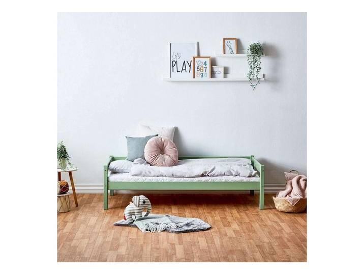Home affaire Kinderbett ECO One, Einzelbett, skandinavisches Design, Liegefläche 70x160 cm, grün, Kaltschaummatratze, Kaltschaummatratze, Grün Home affaire Kinderbett ECO One, Einzelbett, skandinavisches Design, Liegefläche 70x160 cm, grün, Kaltschaummatratze, Kaltschaummatratze, Grün von Home-affaire