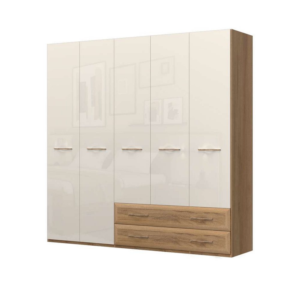 Home affaire Kleiderschrank Gala, beige hochglänzend UV lackiert, kratzfest, FSC-zertifiziert (abgerundete Schubladen aus MDF im Holzdekor, soft-close) hoher Schrank (224cm), wahlweise in 3 Breiten, Made in Europe Home affaire Kleiderschrank Gala, beige hochglänzend UV lackiert, kratzfest, FSC-zertifiziert (abgerundete Schubladen aus MDF im Holzdekor, soft-close) hoher Schrank (224cm), wahlweise in 3 Breiten, Made in Europe von Home affaire