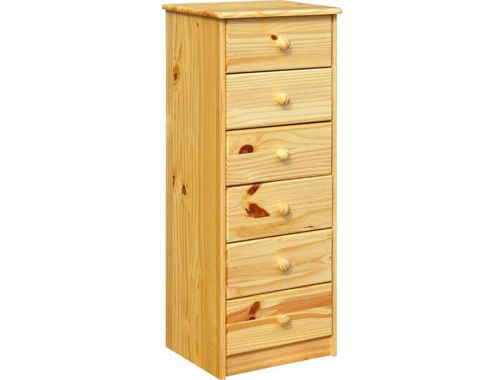 Home affaire Kommode Chur, aus Massivholz Kiefer, beige von Home-affaire