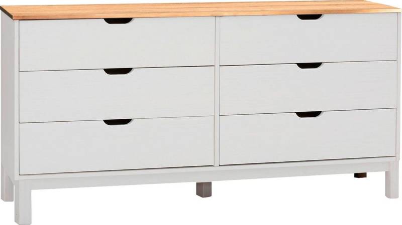 Home affaire Kommode Post, massives Kiefernholz, mit vielen Stauraummöglichkeiten, Breite 150 cm von Home affaire