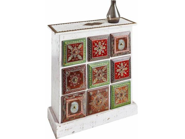 Home affaire Kommode Vivek, Breite 68 cm, bunt weiß von Home-affaire