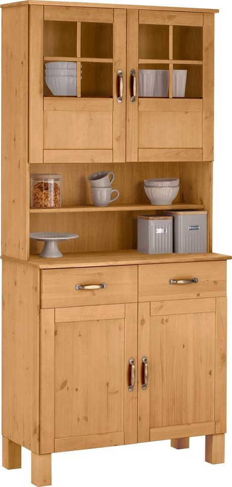 Home affaire Küchenbuffet Alby Breite 85 cm, 2 Glastüren von Home affaire