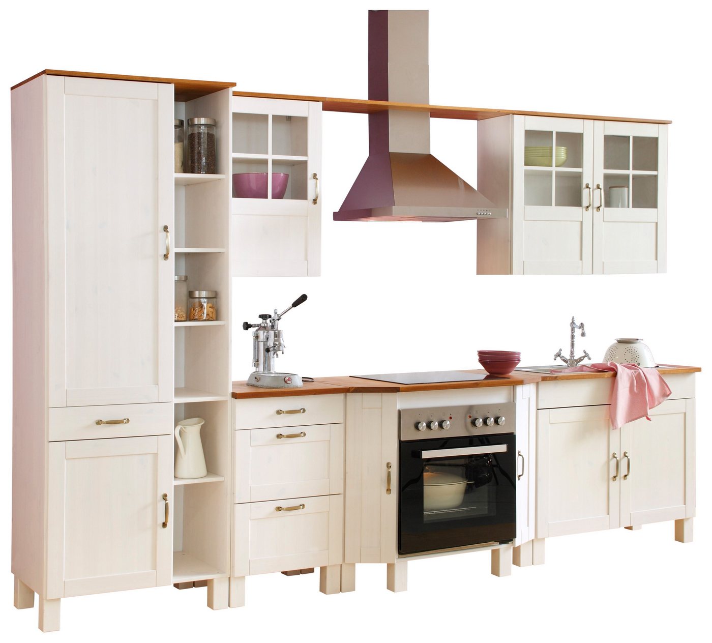 Home affaire Küchenzeile Alby, Breite 325 cm, in 2 Tiefen, ohne E-Geräte von Home affaire