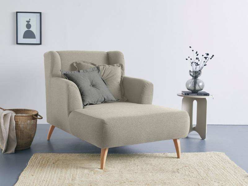 Home affaire Loveseat Baggio Kuschel Mega Lounge Big Sessel von Home affaire