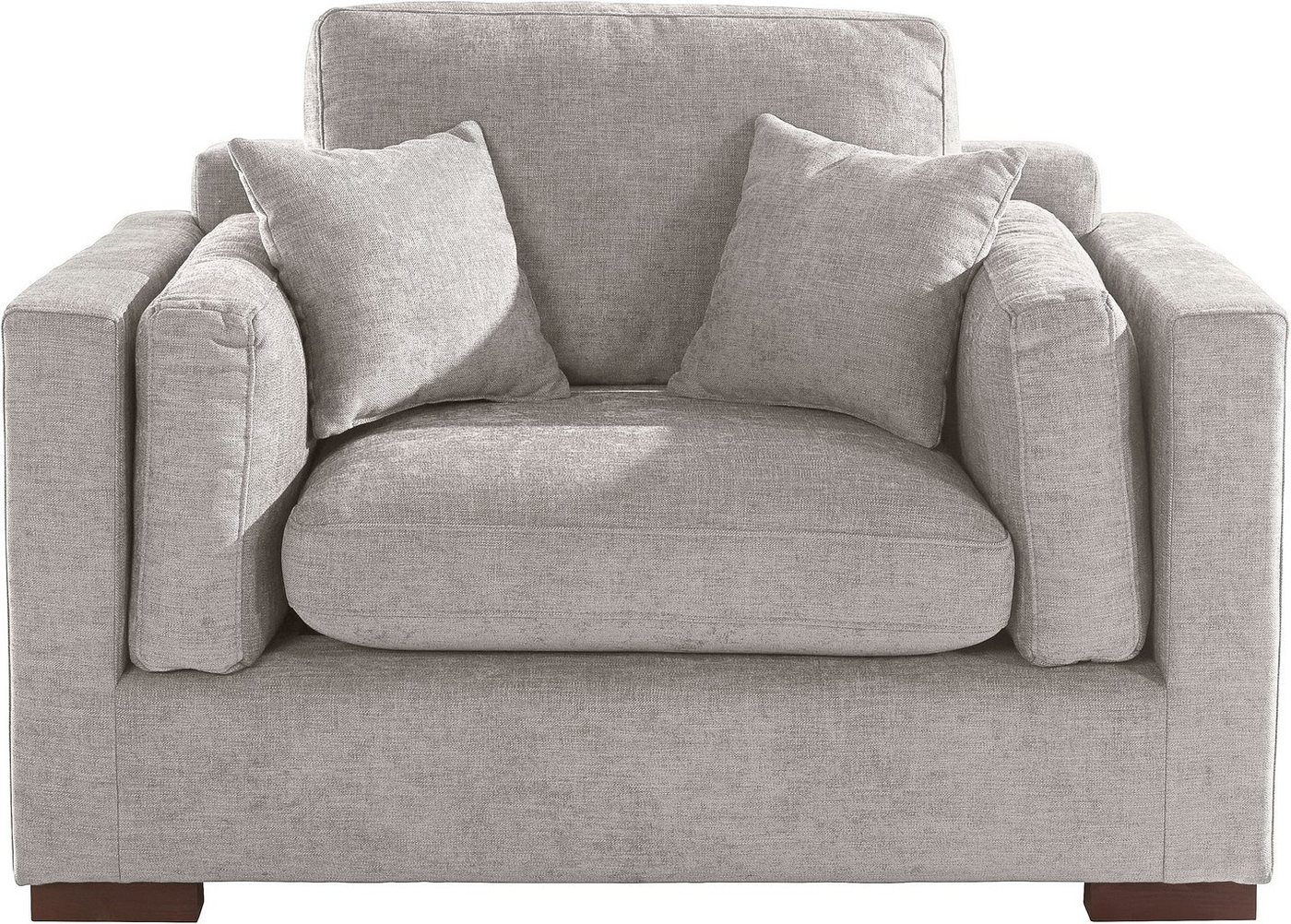 Home affaire Loveseat Fresh Pond, weicher Sitzkomfort, incl. Zierkissen, B/T/H: 140/96/95 cm von Home affaire