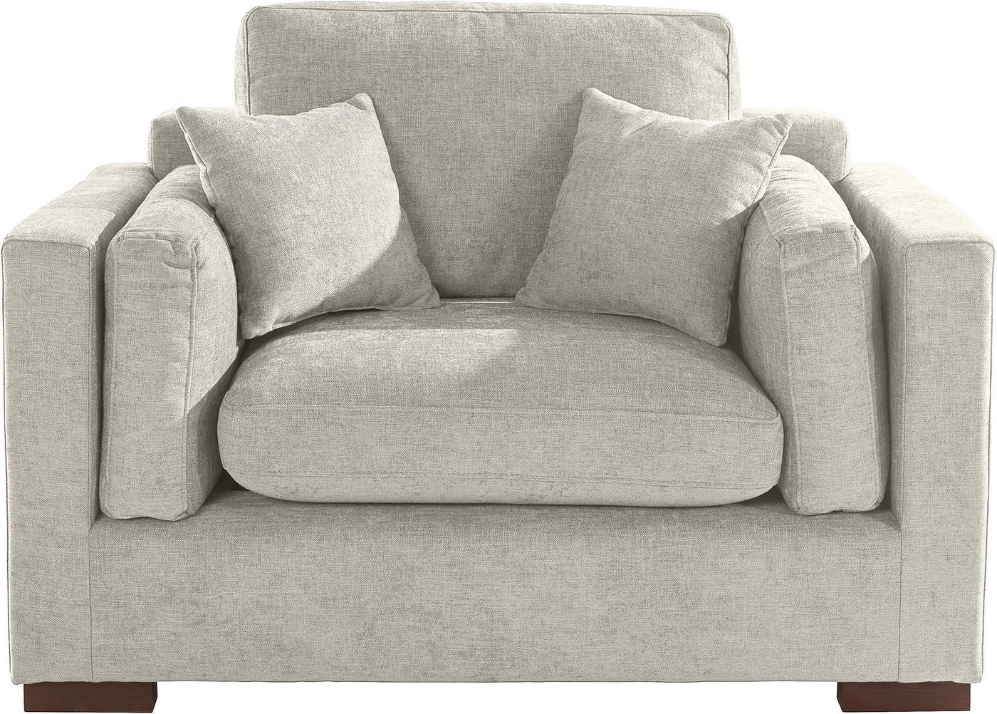 Home affaire Loveseat Fresh Pond, weicher Sitzkomfort, incl. Zierkissen, B/T/H: 140/96/95 cm von Home affaire