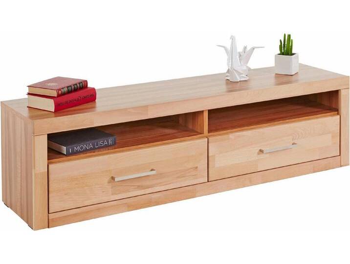 Home affaire Lowboard Ribe,140cm breit,38cm hoch mit 2 Klappen, Holz massiv, Holzwerkstoff, Metall Griffe,2 Klappen, braun, Holz teilmassiv Home affaire Lowboard Ribe,140cm breit,38cm hoch mit 2 Klappen, Holz massiv, Holzwerkstoff, Metall Griffe,2 Klappen, braun, Holz teilmassiv von Home-affaire