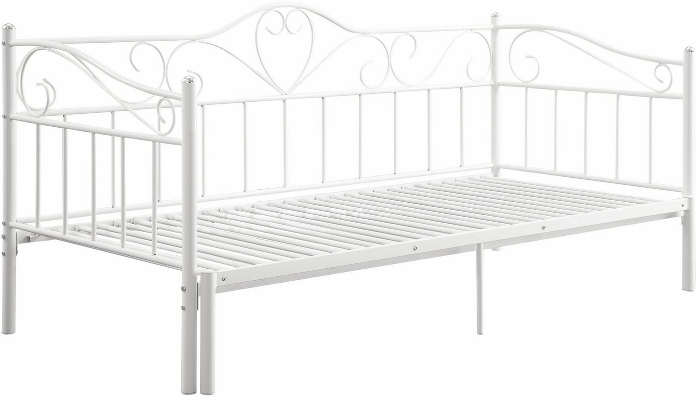 Home affaire Metallbett Sina, mit geschwungenem Kopf- und Fußteil, ausziehbar auf 180/200 cm Home affaire Metallbett Sina, mit geschwungenem Kopf- und Fußteil, ausziehbar auf 180/200 cm von Home affaire