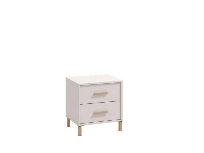 Home affaire Nachtkommode Belfort Nachtschrank Nachttisch Made in Europe, mit 2 oder 3 Schubladen, FSC®-zertifizierter, Trendfarbe cashmere, weiß von Home-affaire