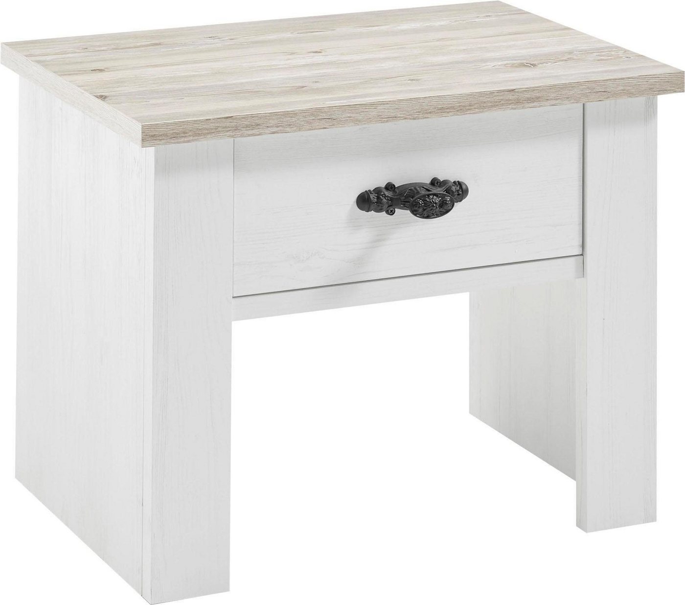 Home affaire Nachtkommode Florenz Nachtschrank Seitenschrank Kommode BESTSELLER, mit schön verzierten, außergewöhnlichen Metallgriffen Nachttisch Home affaire Nachtkommode Florenz Nachtschrank Seitenschrank Kommode BESTSELLER, mit schön verzierten, außergewöhnlichen Metallgriffen Nachttisch von Home affaire