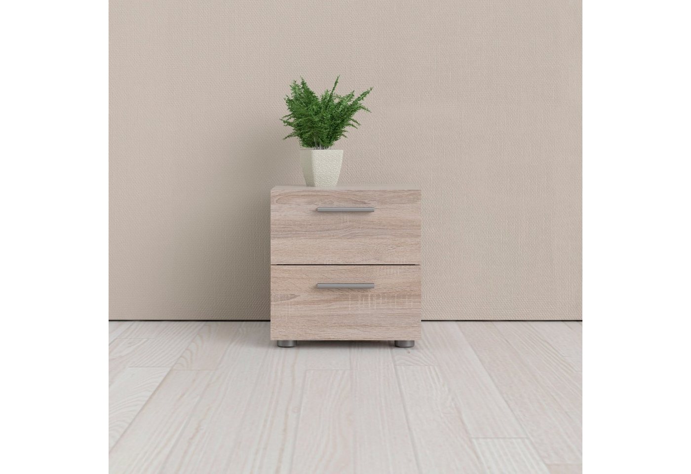 INOSIGN Nachtkommode Pepe, Nachttisch, Nachtschrank, Beistelltisch, mit 2 Schubläden, Breite 40, Höhe 42 cm INOSIGN Nachtkommode Pepe, Nachttisch, Nachtschrank, Beistelltisch, mit 2 Schubläden, Breite 40, Höhe 42 cm von INOSIGN