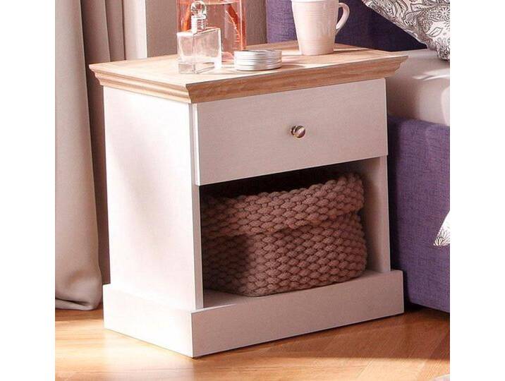 Home affaire Nachtkonsole Binz, mit einem schönen Metall Knopfgriff, Breite 45 cm, weiß Home affaire Nachtkonsole Binz, mit einem schönen Metall Knopfgriff, Breite 45 cm, weiß von Home-affaire