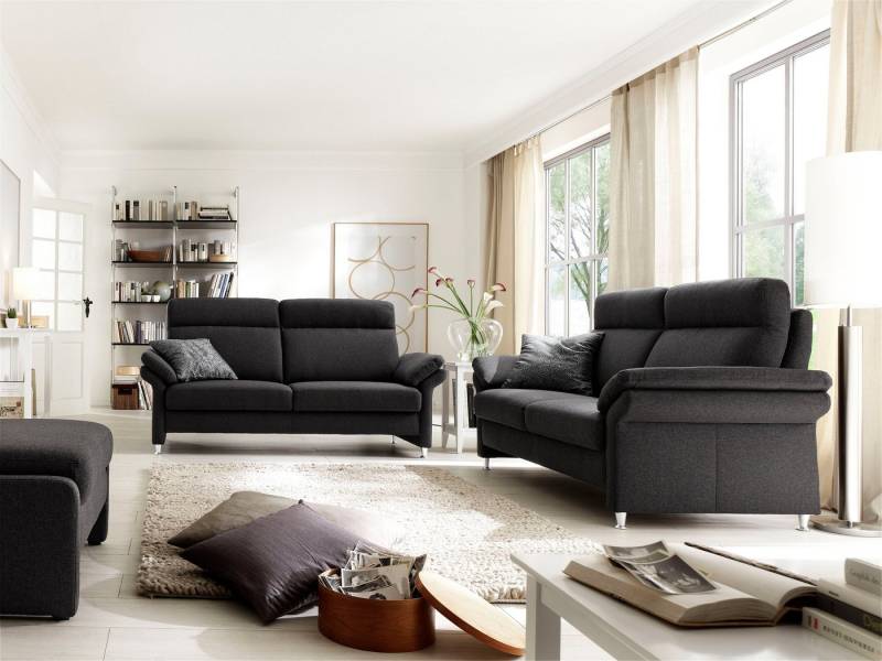 Home affaire Polstergarnitur Mailand, Set: 3-Sitzer, 2-Sitzer und Sessel, wahlweise mit Move-Funktion von Home affaire
