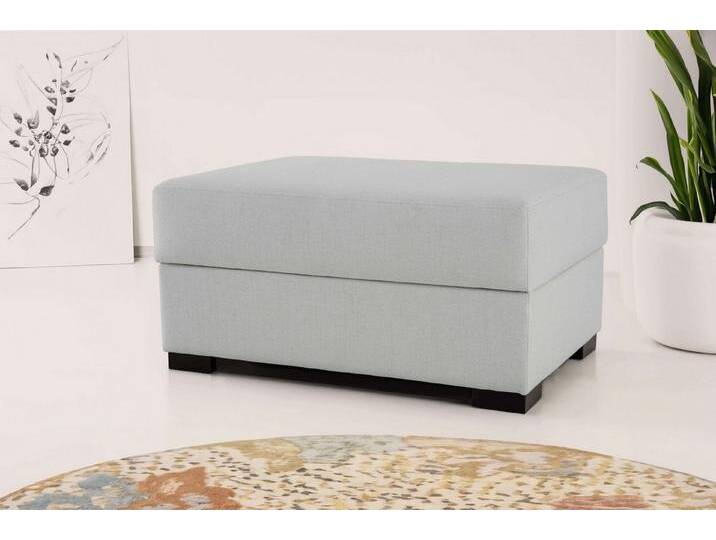 Home affaire Polsterhocker Branwell, 95/63 cm, Struktur fein, mit Stauraum, sand von Home-affaire