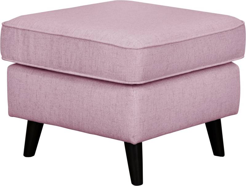 Home affaire Polsterhocker Polsterhocker CHISTELLE, auch in Bouclé, mit Wellenunterfederung, Maße: B/TH: 57/57/46 cm von Home affaire