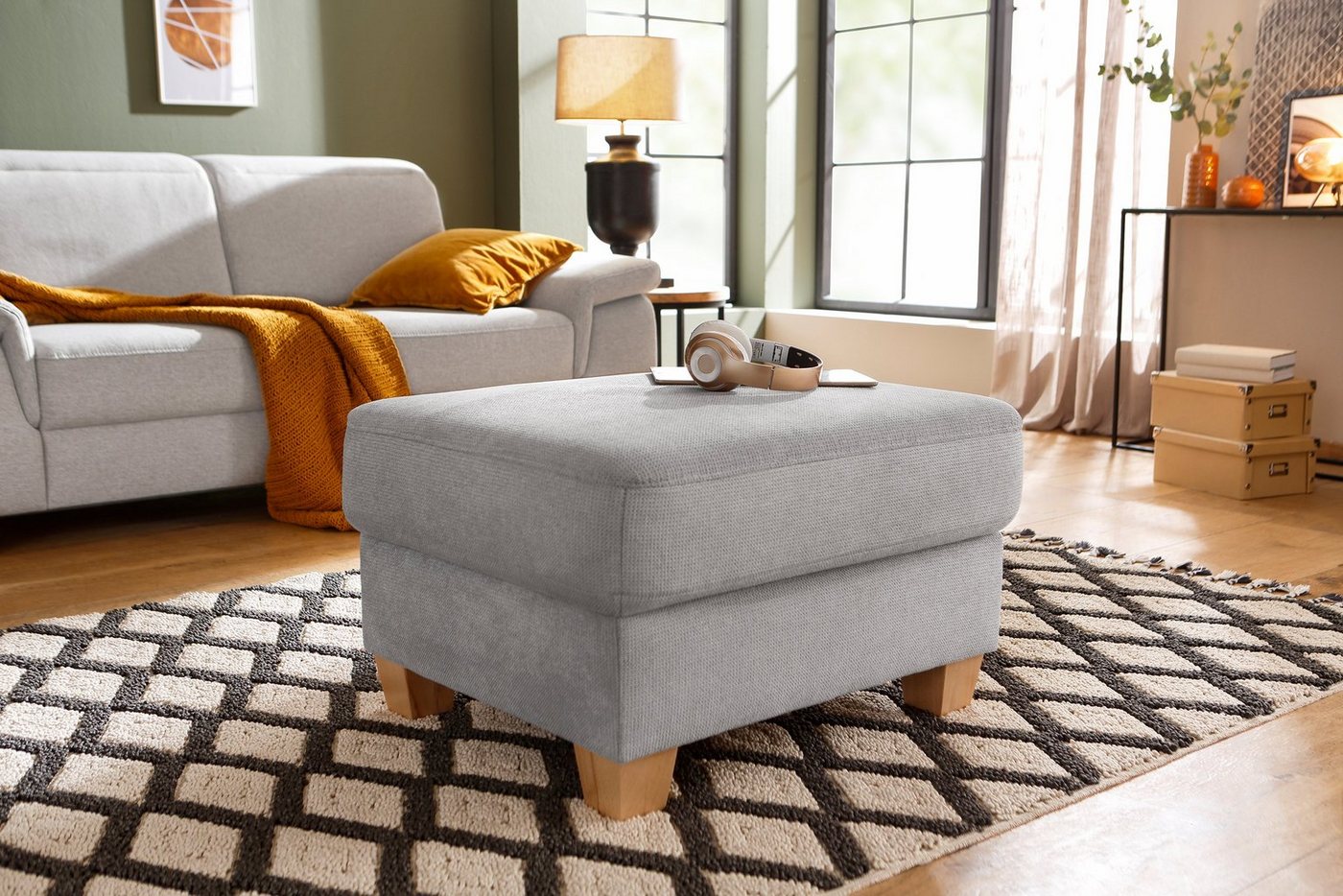 Home affaire Polsterhocker Dalia, mit Stauraum, Federkern-Polsterung passend zur "Dalia"-Serie Home affaire Polsterhocker Dalia, mit Stauraum, Federkern-Polsterung passend zur "Dalia"-Serie von Home affaire