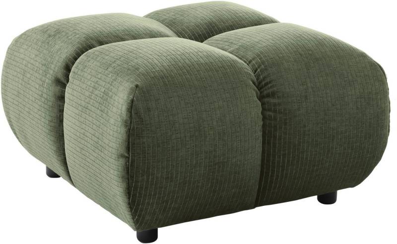 Home affaire Polsterhocker Graceland, mit eleganter Steppung, weich gepolstert, 73x73 cm (1 St), passend zum Sofa und dem drehbaren Sessel der Graceland-Serie von Home affaire