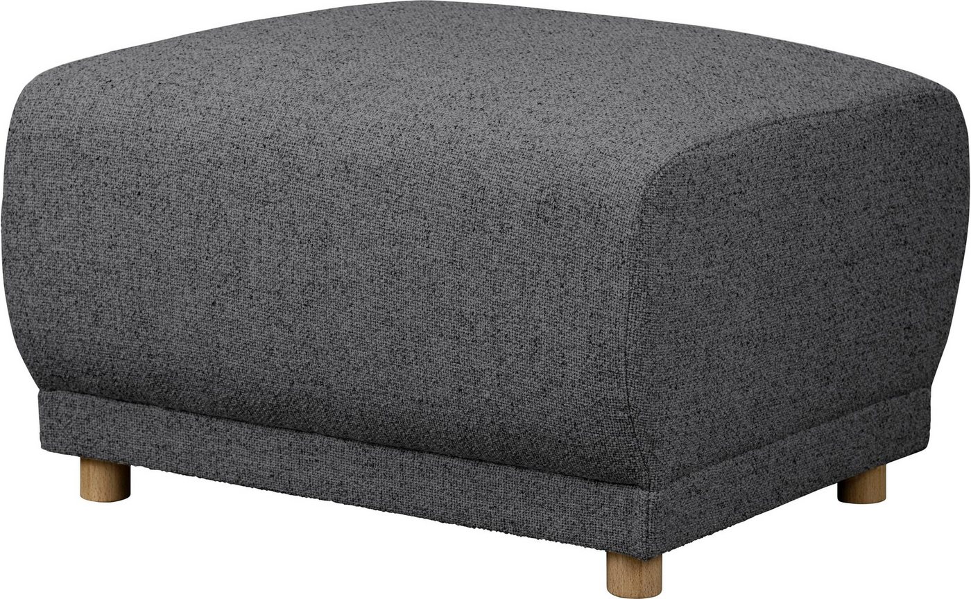 Home affaire Polsterhocker Lemps, passend zum Ecksofa, B/T/H: 70/63/45 cm von Home affaire