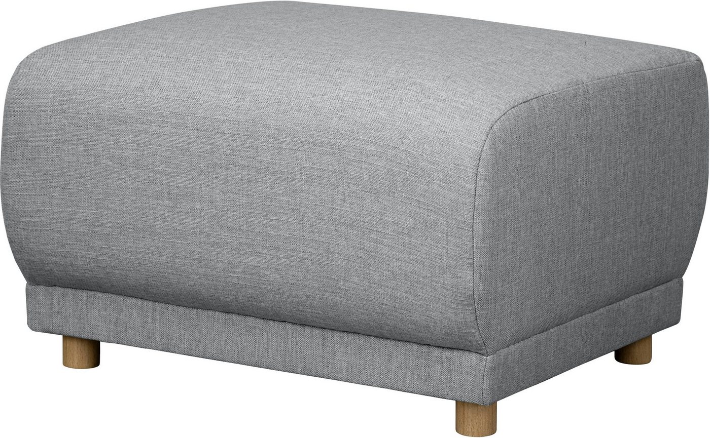 Home affaire Polsterhocker Lemps, passend zum Ecksofa, B/T/H: 70/63/45 cm von Home affaire