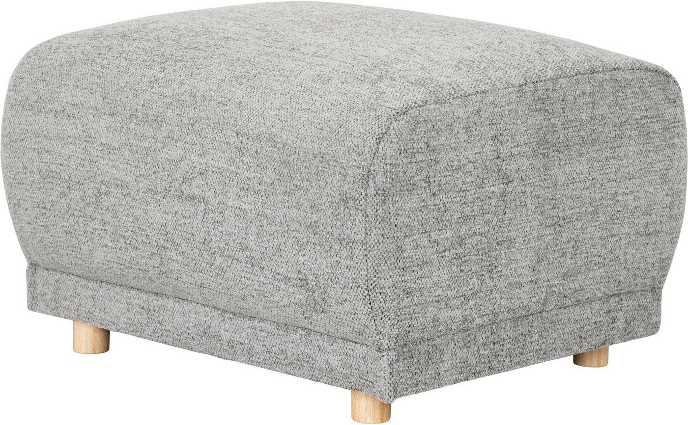 Home affaire Polsterhocker Lemps, passend zum Ecksofa, B/T/H: 70/63/45 cm von Home affaire