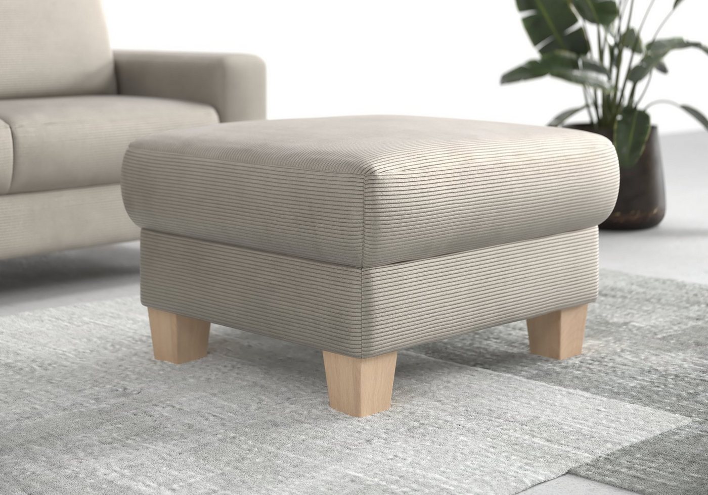 Home affaire Polsterhocker Summer, inkl. Stauraum, Cord-Bezug Home affaire Polsterhocker Summer, inkl. Stauraum, Cord-Bezug von Home affaire