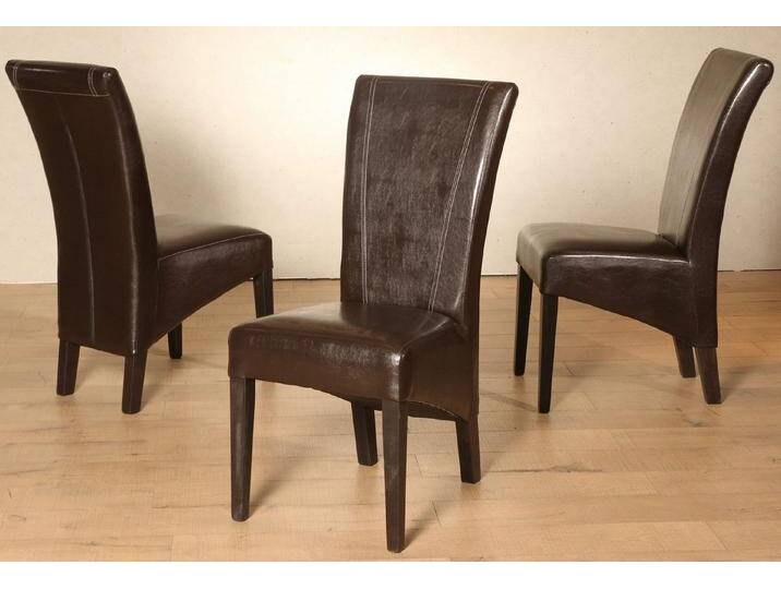 Home affaire Polsterstuhl Lord (Set, 4 St), braun von Home-affaire