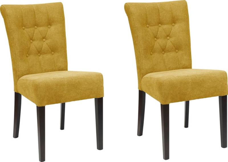 Home affaire Esszimmerstuhl Queen BESTSELLER (Set, 2 St), Polsterstuhl mit Knopfheftung, 2er, 4er oder 6er Set von Home affaire